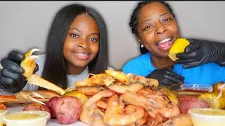 MY MOM'S ABUSIVE RELATIONSHIP + SEAFOOD BOIL WITH SHRIMP AND CRAB LEGS