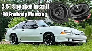 Dash Speaker Install - &lsquo;90 Ford Mustang GT Foxbody