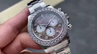 ĐỒNG HỒ NAM DAYTONA 40MM &ndash; MẶT X&Agrave; CỪ X&Aacute;M KH&Oacute;I, CHRONOGRAPH 4131, V&Agrave;NH Đ&Iacute;NH Đ&Aacute; (H&Agrave;NG ORDER QUỐC TẾ) 