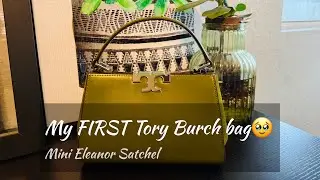 Сумка-портфель Tory Burch Mini Eleanor👛 Идеальная зеленая сумка?!😱