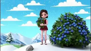 豆包在山上发现了蓝莓灌木丛