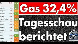 Gasspeicher 32,4%: Tagesschau berichtet, Grüne warnen, Ministerin will Debatte beenden! LNG nimmt ab