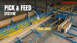 From Storage to Saw: The Pick & Feed System Transforms Efficiency |  Integrity Building | Hundegger