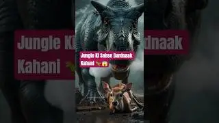 😱Jungle Ki Sabse Dardnaak Kahani 🦖 #shorts #animals #trending #viral