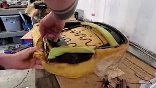1979 Fiat Spider 124, Front passenger seat deconstruction, seatback