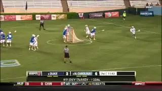 UNC's Joey Sankey runs 2 man game from X