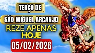 Terço Poderoso de São Miguel QUINTA 05/02/2026 PROTEÇÃO NO COMBATE - Terço de Hoje. Vamos Rezar