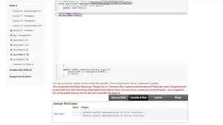 NPTL Programming in JAVA  Week 4.Programming assignment: Q4.