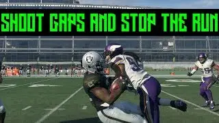 MADDEN 18 - BLOW UP THE RUN WITH EASE! SHOOTING GAPS TUTORIAL (STOP THE RUN)