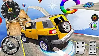 Crazy Jeep Car Stunts Game 3D - Mega Ramps SUV Car Driving Sim | Android Gameplay