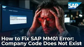 How to Fix SAP MM01 Error: Company Code Does Not Exist (OMSY Tutorial)