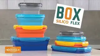 Bo&icirc;tes de conservation en silicone herm&eacute;tiques et r&eacute;tractables Silico Flex de DURANDAL