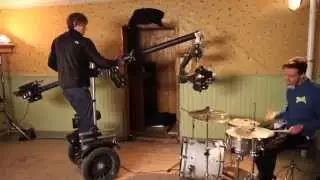 Moviebird Norway - Segway jib with Flighthead mini Behind the scene