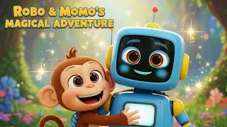 Robo & Momo&rsquo;s Magical Adventure 🤖🐵 | Cute 3D Animated Story for Kids ✨