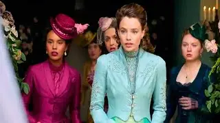 The romance between Lizzy and Theo is ended by Nan's return. The Buccaneers S2 X E5