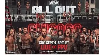 AEW ALL OUT 2022 OFFICIAL MATCH CARD V1