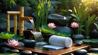 Calm Mind, Calm Body 🌿 Healing Water Sounds with Soothing Piano for Better Sleep