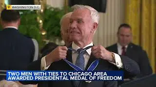 President Joe Biden awards 19 Presidential Medals of Freedom, including 2 men with Chicago-area ties