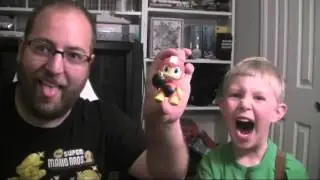 KidRobot Mega Man figures and keychains UNBOXING - with my 5 year old