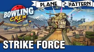 Plane Pattern Trick Shot Bowling crew #shorts