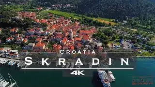 Skradin, Croatia 🇭🇷 - by drone [4K]