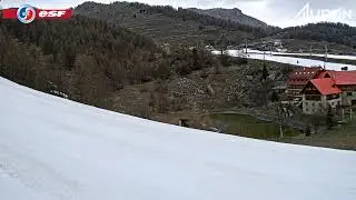 ESF d'Auron - Diffusion en direct du stade des M&eacute;l&egrave;zes