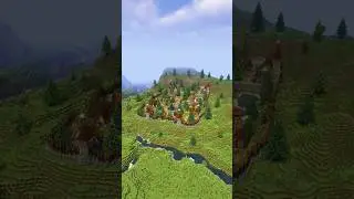 Minecraft Village Upgrade Build Timelapse 🤯