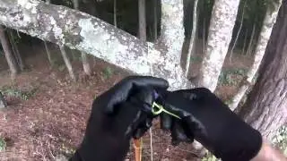 Throwline attachment with a one sided whipping knot