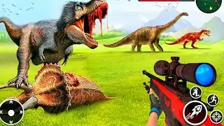 Dinosaur Covert Sniper Hunting Clash  _ Android GamePlay