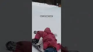 2 year old baby skier #skiing #toddler #cuteness