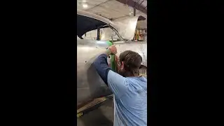 Door Gapping Alejos 57 Chevrolet 210 #tetanusjunkies #metalshaping #brosseauscoachworks #hot #shorts