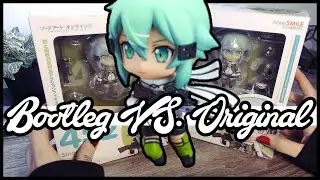 Sinon Nendoroid : Bootleg VS. Original