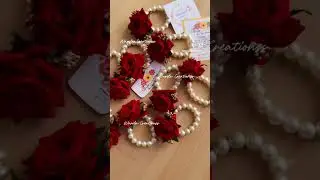 Roses Bracelets for wedding favours #bridal #flowers #floraljewelry #handmade  #wedding #bid #favour