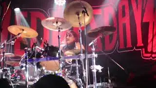Mike Dupke Drum Solo Live In Perth with Wednesday 13