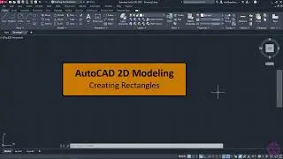 2-6 How to draw Rectangles in AutoCAD (AutoCAD 2023)