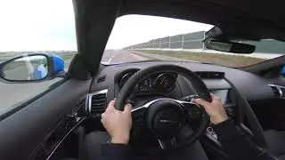 2019 Jaguar F Type Cabrio 3.0 V6 S/C 340 KM RWD Acceleration 0-100 0-200 top speed