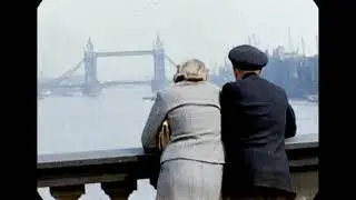 1944 Color Scenes of London & Paris HQ 🎥 OLD VIDEO FOOTAGE