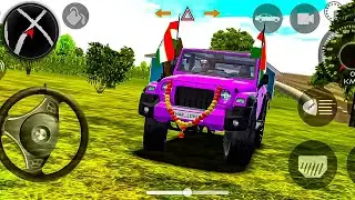 Modified Mahindra Thar😈Games:Indian Yellow Thar (Gadi Wala Games)Car Game Android Game #2025​ part40