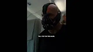 It doesn&rsquo;t matter who we are 🥶 Bane | Batman The Dark Knight Rises #shorts #bane #tomhardy