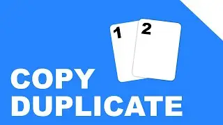 Google Doc - Make Copy / Duplicate