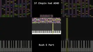 If Chopin had ADHD In Rush E Part Remake #shorts