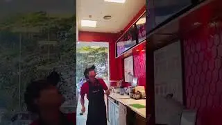 customer entertainment  singing cold  stone ice-cream  song 🎵 #music #lifeisbutadream #awesomesong