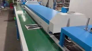 Full automatic soft pvc rubber plastic shoe sole production line with dripping base color system