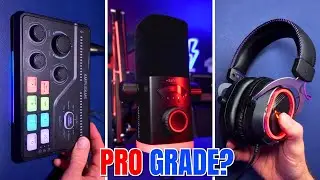 FIFINE'S Latest Streaming Gear Tested | AM8 Pro-T, SC8 Mixer, & H13 Headset