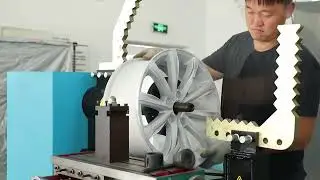 Gubot wheel straighten machine for rim straighten