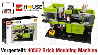 Brandneues LEGO House Exclusive Set! 🟢 | 40502 The Brick Moulding Machine | LEGO News