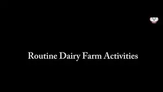 GADVASU (42). Video Tutorial of Practicals in Routine Farm Activities