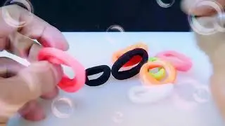 Diy hair rubber bands crafts ideas.