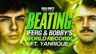 Beating iFerg and Bobby's World Record for Battle Royale (Feat. Yanrique) | Call of Duty Mobile
