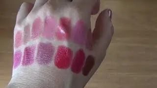 Помада Satin Kiss Фаберлик ( свотчи)
